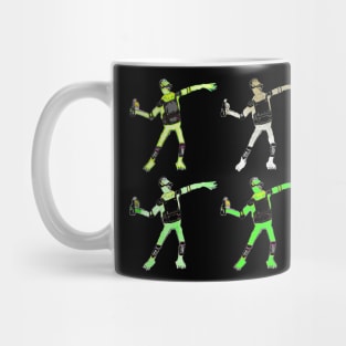 Banksy kermit Collage Mug